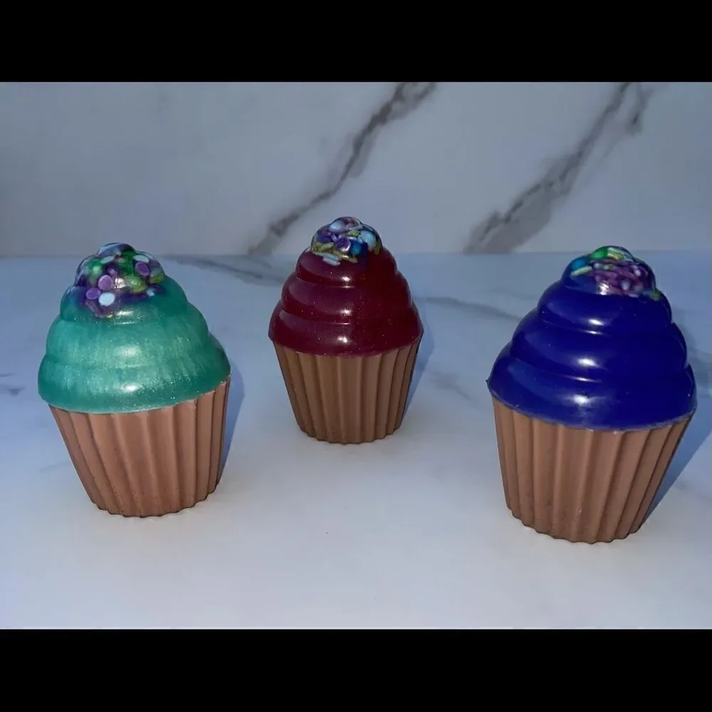 Cupcake 🧁 soap bars- Handmade natural goats milk & glycerin soap